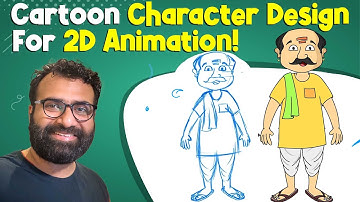 Cartoon Character Design For 2D Animation (Class 83) ll Animate CC