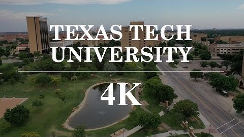 Texas Tech University Campus Tour | ⁴ᴷ⁶⁰ Drone Shot