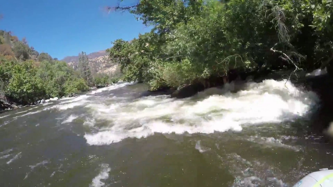 fish traps rapids lower kern river july 2017 YouTube