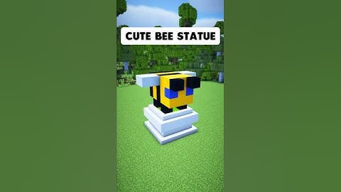 Cute Bee Statue in Minecraft! #shorts