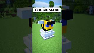 Cute Bee Statue in Minecraft! #shorts