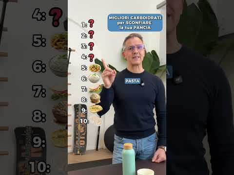 Video SCOPRI 10 CARBOIDRATI CHE TI SGONFIANO DAVVERO!