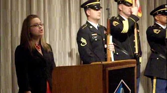 Jesse Galchick: Singing "National Anthem" @ Cpt. Hayhurst's Retirement Ceremony Jesse Galchick: Singing "National Anthem" @ Cpt. Hayhurst's Retirement Ceremony