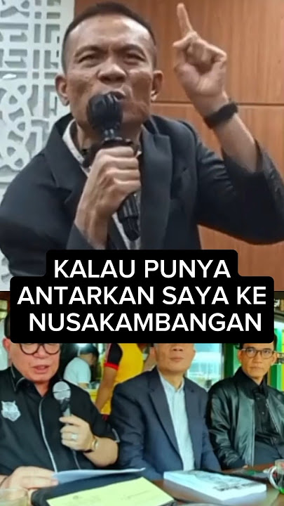 IF YOU HAVE 'TAKE ME TO NUSA KAMBANGAN'