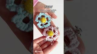 DIY Cute Macrame Flower Keychain - Handmade Gift Idea for Mother’s Day
