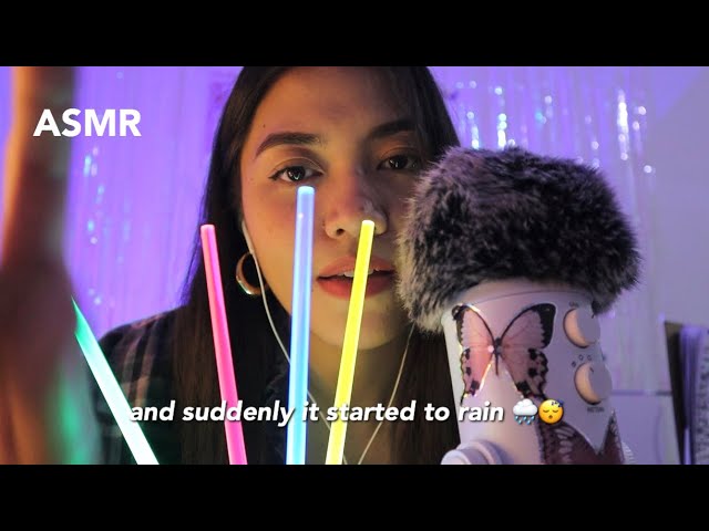ASMR - doing your makeup but with lightsaber | close up, tongue clicking, mouth sounds (Malaysia)