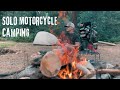 Solo motorcycle camping  escape the noise  bmw r1250 gsa  nature asmr  silent vlog