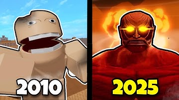 ROBLOX ATTACK ON TITAN GAMES 2010-2025