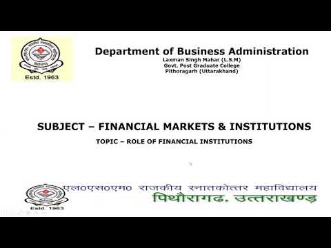 financial markets and institutions assignment