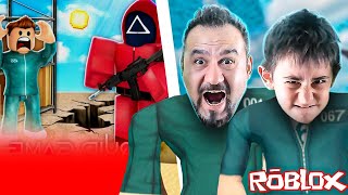 SQUID GAME ama GARDİYAN OLDUK! ROBLOX İÇİNDE SQUID GAME OYNUYORUZ! △☐◯ (sesegel çocuk oyun)