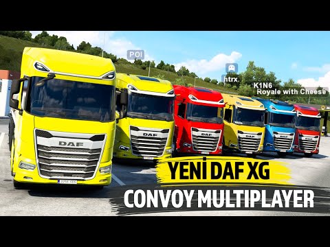 Yeni DAF XG ile Convoy Multiplayer! [ETS 2 1.41]