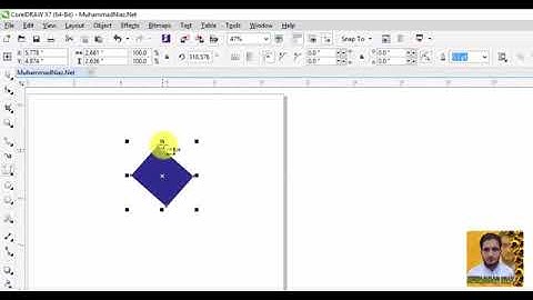 3 Point Rectangle Tool in CorelDRAW X7 in Urdu and Hindi