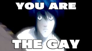 L Discovers Light Yagami Is Gay (Death note)
