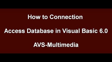 How to Connection Database in Visual Basic 6 0  Add new record, Save, Delete, Exit