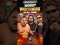 WORST WrestleManias Ever… (Fans HATED These 😳) #wwe #wrestlemania