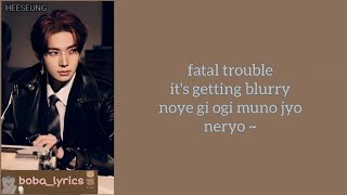 ENHYPEN - Fatal Trouble (easy romanized lyrics) ˙˚ʚ(´◡`)ɞ˚˙