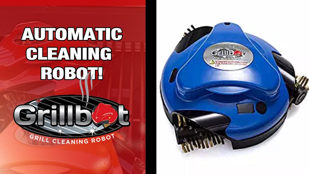 Grillbot Automatic Grill Cleaning Robot (Blue)
