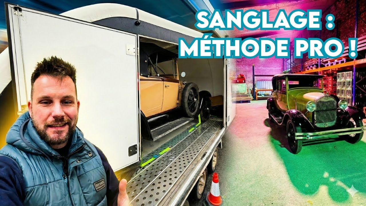 Comment sangler une voiture sur plateau ? La méthode des Pros (0% Risque)