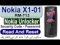 Nokia X1-01 Security Code, RM-713 Factory Reset With CM2, Nokia RM-713 Hard Reset By Tahir Tech TV