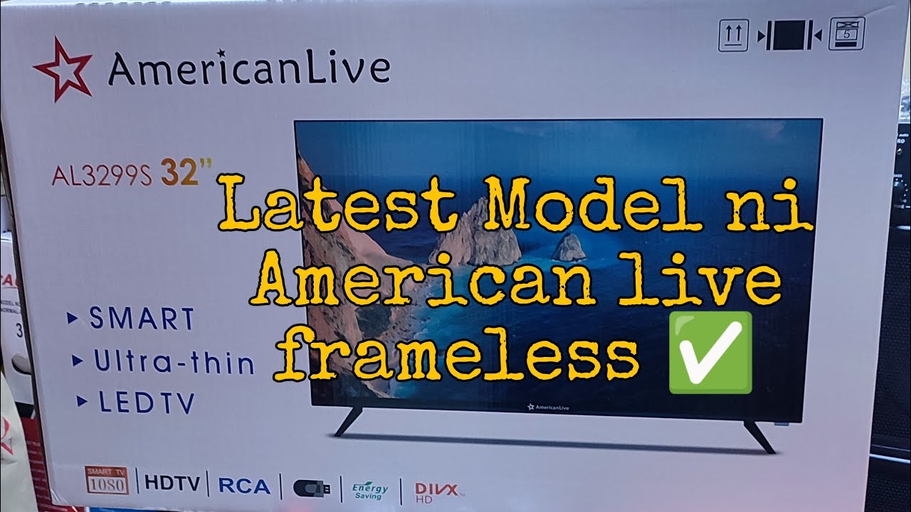 American live NEW Model 32" Smart android FRAMELESS AL3299S