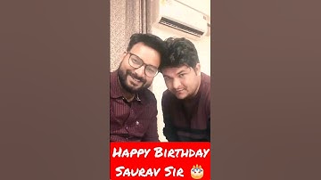 Happy Birthday Saurav Singh Sir🎂🥳#sauravadda247 #sauravsingh #adda247 #viralbirthday #adda247faculty
