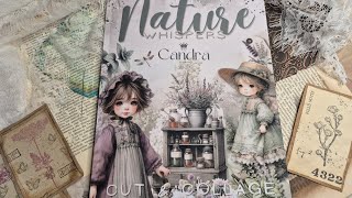 Nature Whispers.  Das neue Cut&amp;Collage  Buch von Candra Designs.  