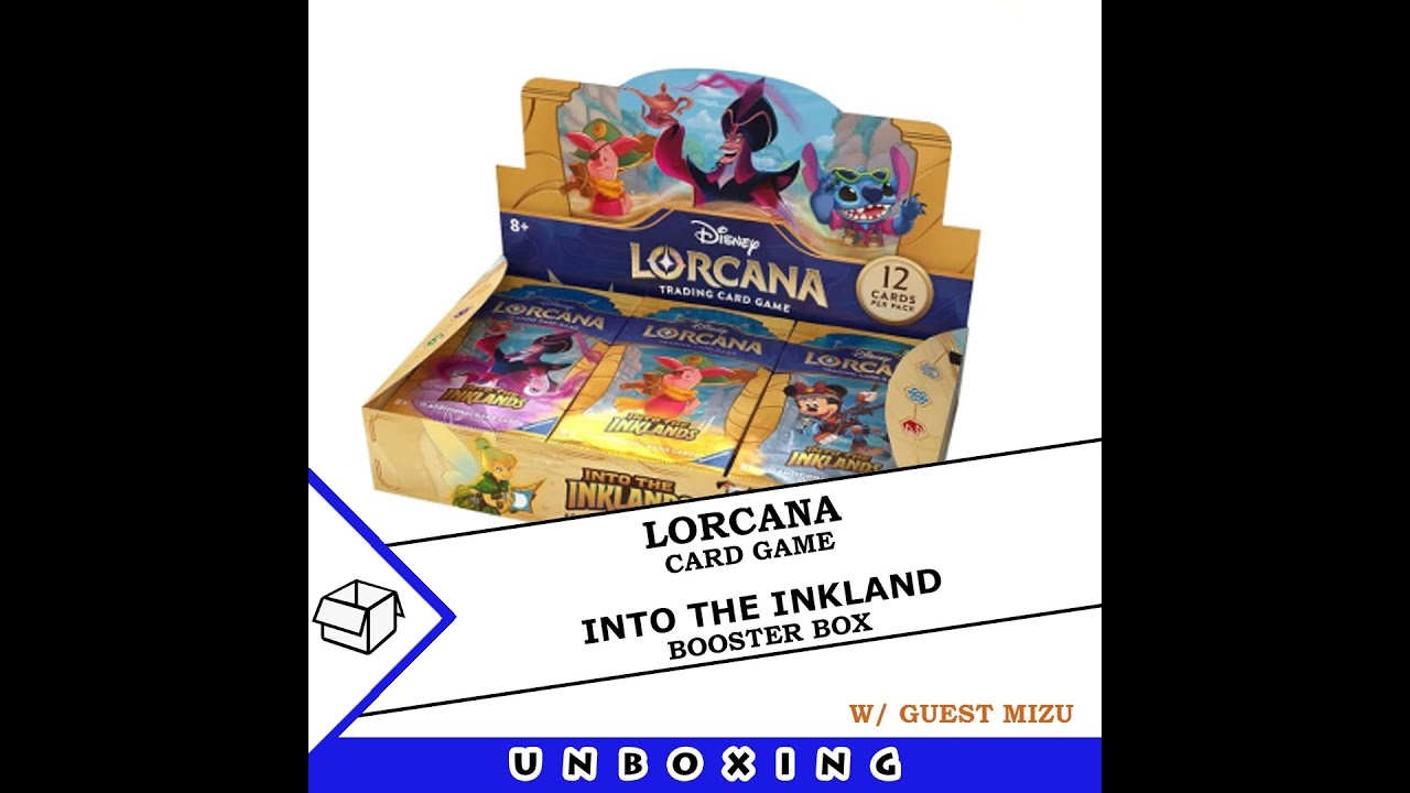 Disney's Lorcana: Into The Inklands [Set 3] - Full Booster Box (w/ guest  Mizu)