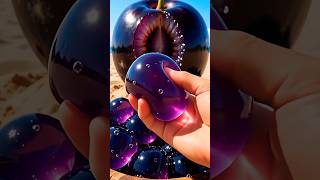 Choose One: Fruit Color-Shaped Jelly 🏖️🌊 #ASMR #Crushing #Jelly #Colorful #BeachVibes #Relaxing‎
