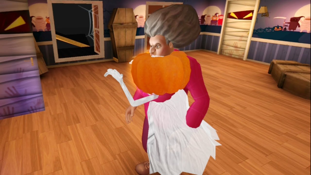 Scary Teacher 3D Version 5.26 | Miss T Busted Nick In Night Fright Prank