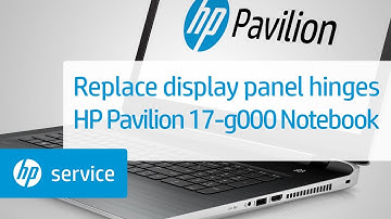 Replace the display panel hinges | HP Pavilion 17-g000 Notebook PC series | HP Support