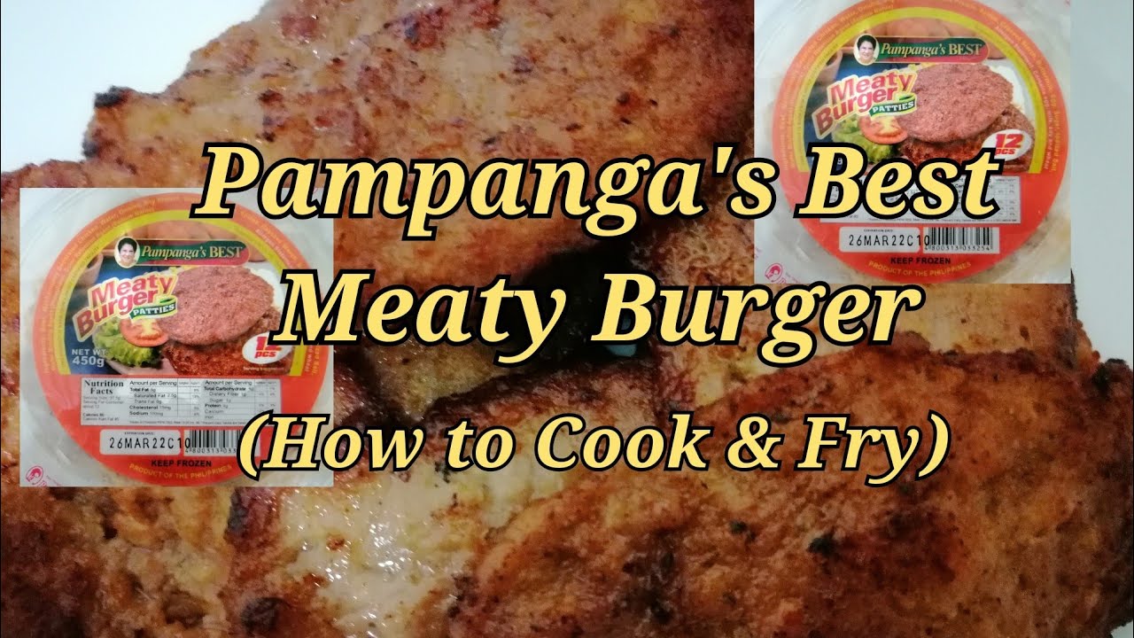 PAMPANGA'S BEST MEATY BURGER (How to Cook & Fry) YouTube