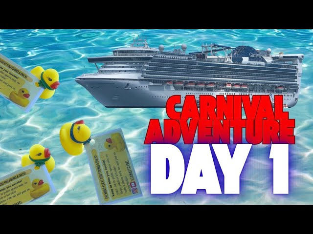 Carnival adventure - boarding the ship and walking around the ship ￼￼