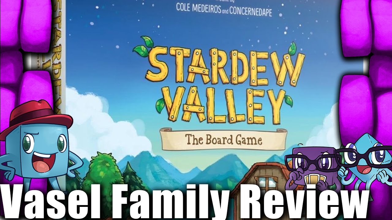 Vasel Family Reviews Stardew Valley The Board Game The Dice Tower