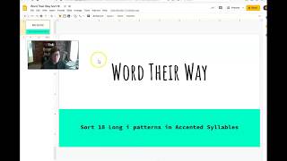 WTW Sort 18 Long i pattern in accented syllables
