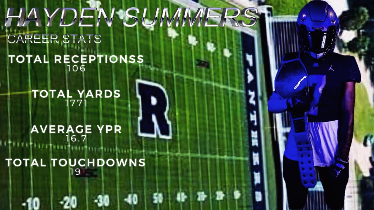 Hayden Summers of FJ Reitz High School Season Highlights - YouTube