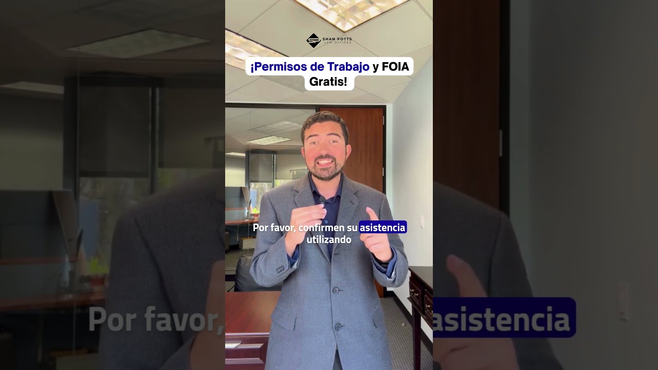 ¡Permisos de Trabajo y FOIA Gratis! #usimmigration #youtubeshorts