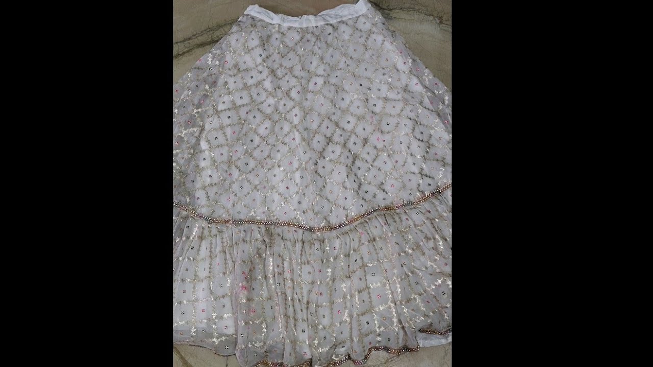 Farsi skirt cutting and stitching/lehenga dress/ #how to make #fashion 