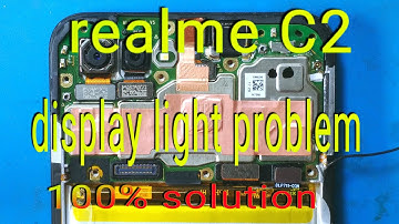 How to fix realme c2 display light problem, oppo a3s realme c3 c5 display light problem solution