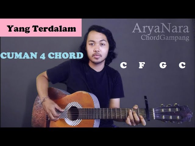 Chord Gampang (Yang Terdalam - Peterpan) by Arya Nara (Tutorial Gitar) Untuk Pemula class=