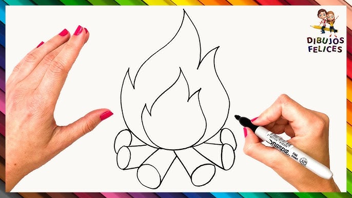 Cómo Dibujar Fuego 🔥 Dibujo De Fuego Paso A Paso - YouTube c-mo-dibujar-fuego-dibujo-de-fuego-paso-a-paso-youtube
