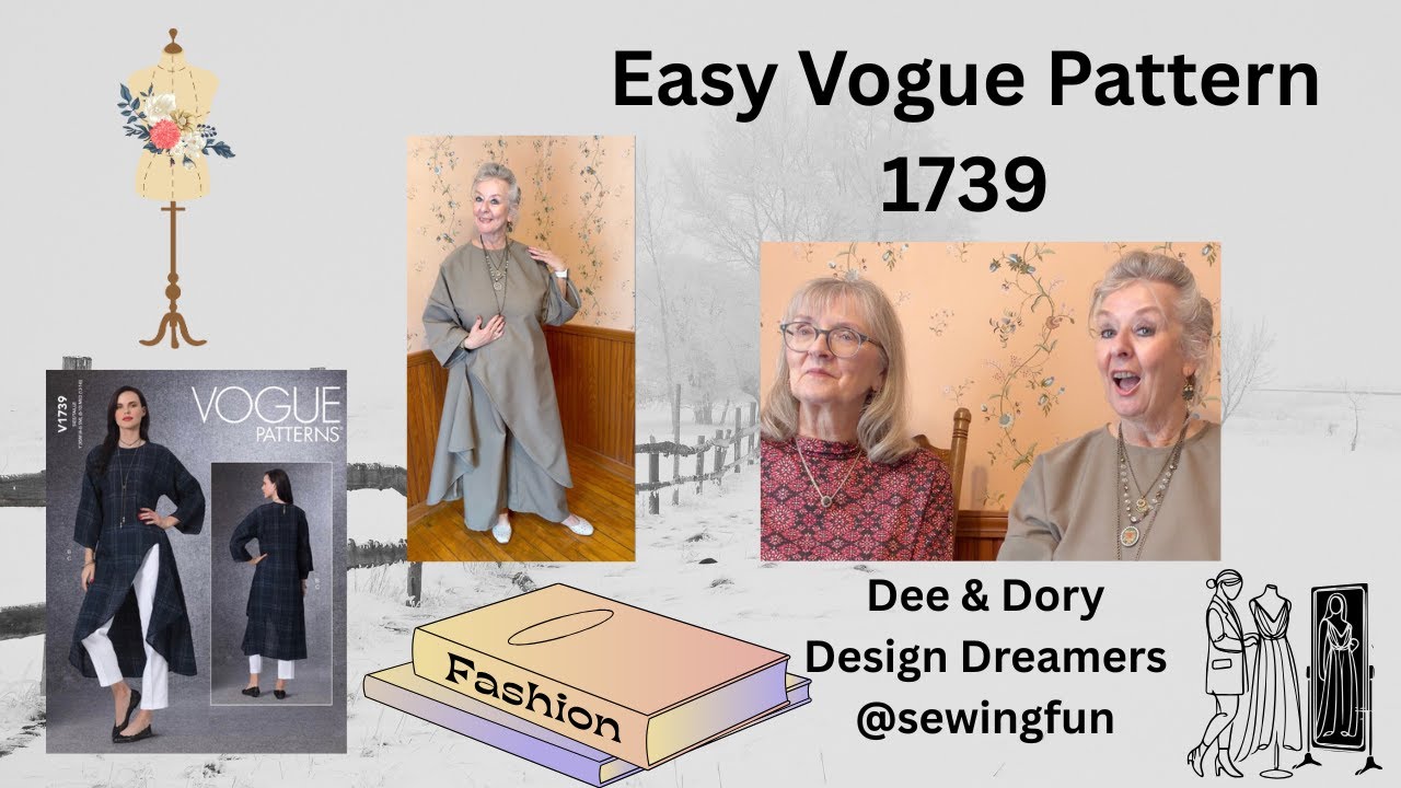 Простая выкройка Vogue 1739, эпизоды 52-25, 4K