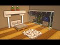 Minecraft: Modern Bedroom Build Tutorial (With Aquarium)