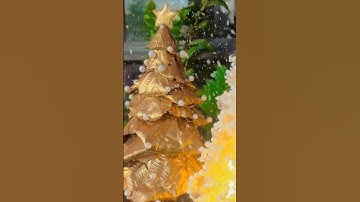 Diy Leaf Christmas Tree | how to make Christmas tree | diy xmas tree #christmas #xmas #diy
