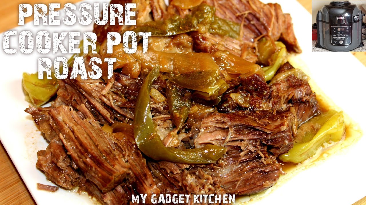 The EASIEST Tender & Juicy Pressure Cooker Pot Roast Ninja Foodi 8qt