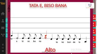 Video thumbnail of "TATA E BISO BANA - Prière Universelle en Lingala - Alto"