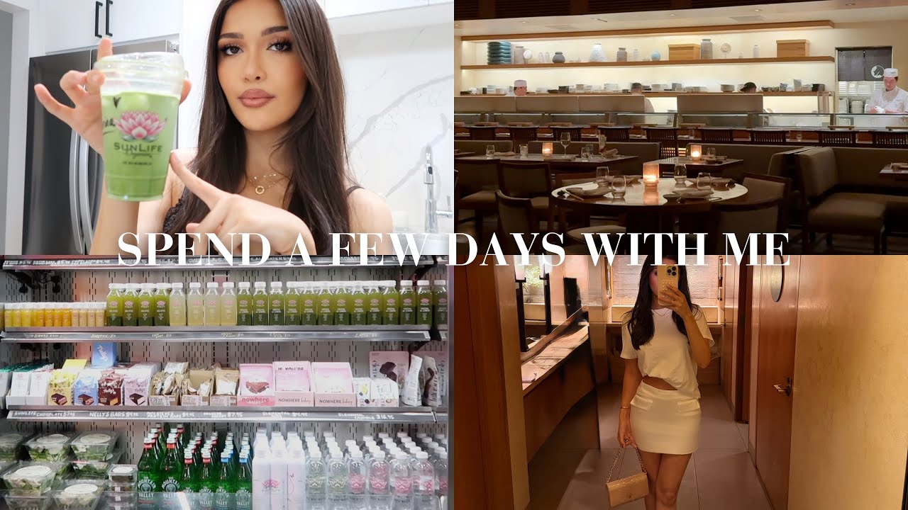 a few days in my life | nobu malibu, cooking, retail therapy, & more!