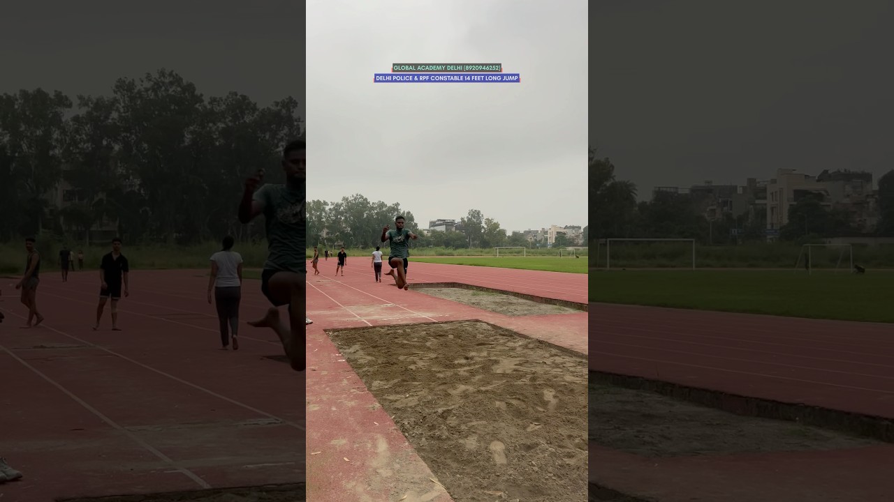 Delhi police 14 feet long jump training 😱😱|| 