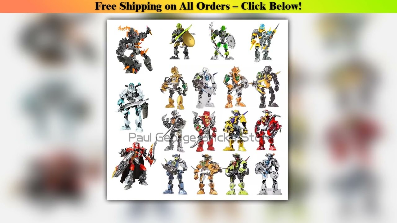 Hero Factory Star Warrior Building Blocks Furno Evo Combination Robot Mech Bionicle Figures Bricks