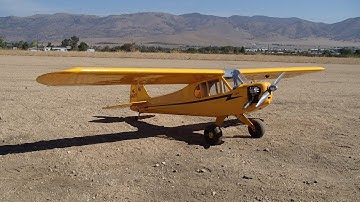 Piper J-3 Cub (80" wingspan) w/OS FS-48 Surpass Engine at Tehachapi Crosswinds RC Club
