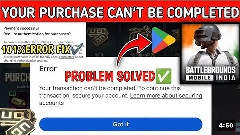 Your Transaction Cannot Be Completed|Bmi uc purchases problem After Refund|BGMI UC PURCHASE